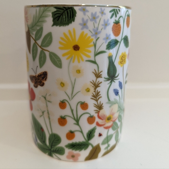 Rifle Paper Co. Floral Ceramic Mug with Gold Handle - Picture 6 of 6